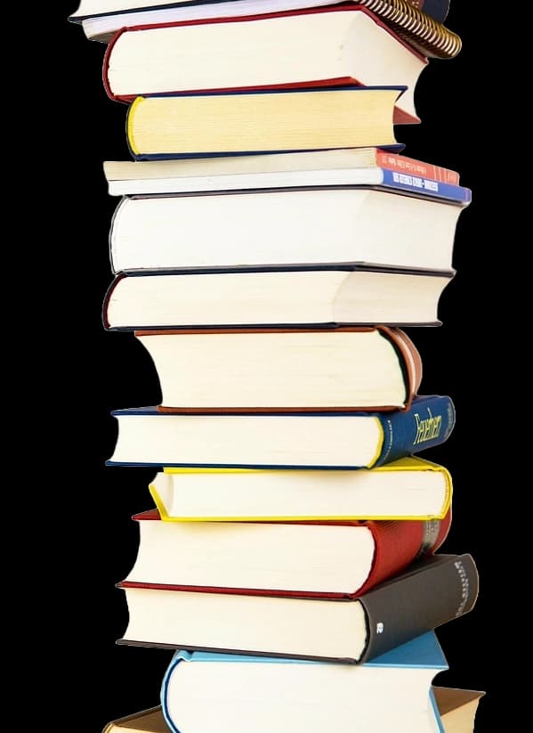 Eine Sammlung von Büchern, die von erfolgreichen Persönlichkeiten empfohlen werden