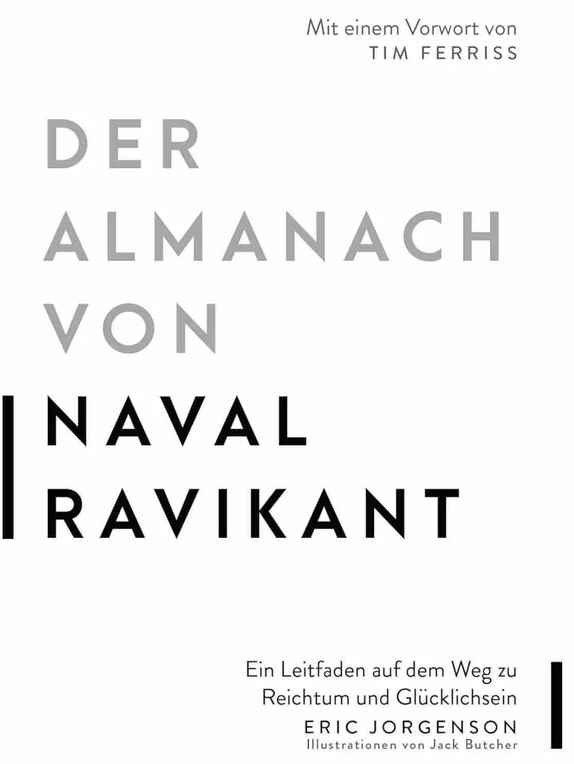 Buchcover „Der Almanach von Naval Ravikant“ von Eric Jorgenson