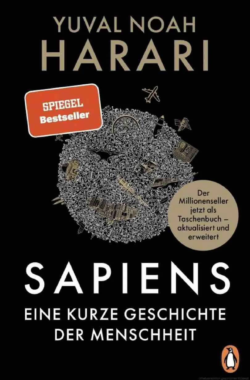Buchcover „Sapiens“ von Yuval Noah Harari